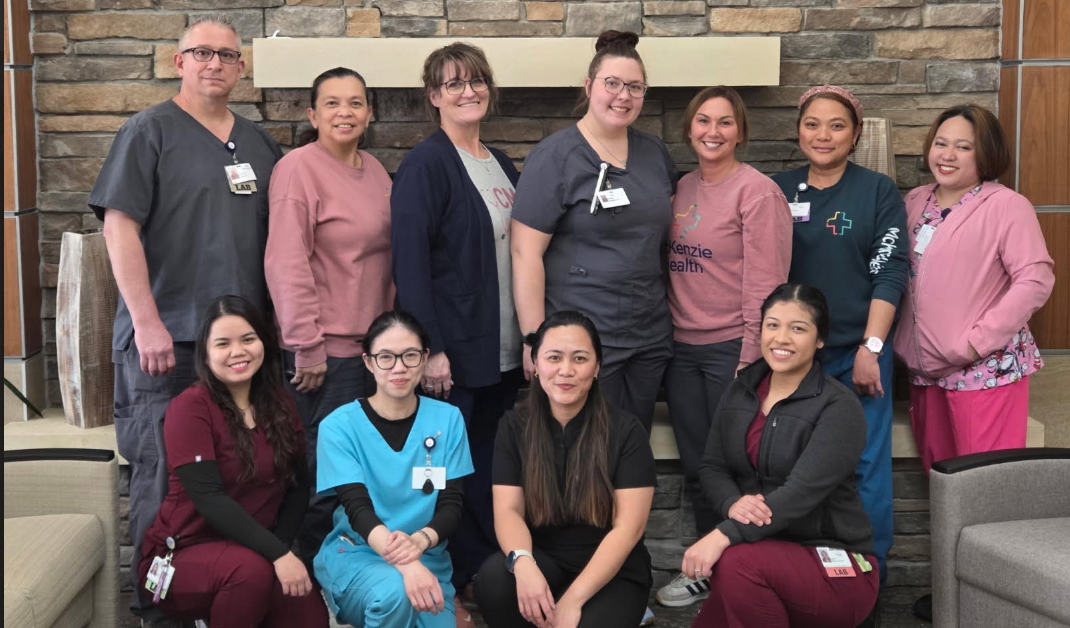 celebrating lab week at McKenzie Health